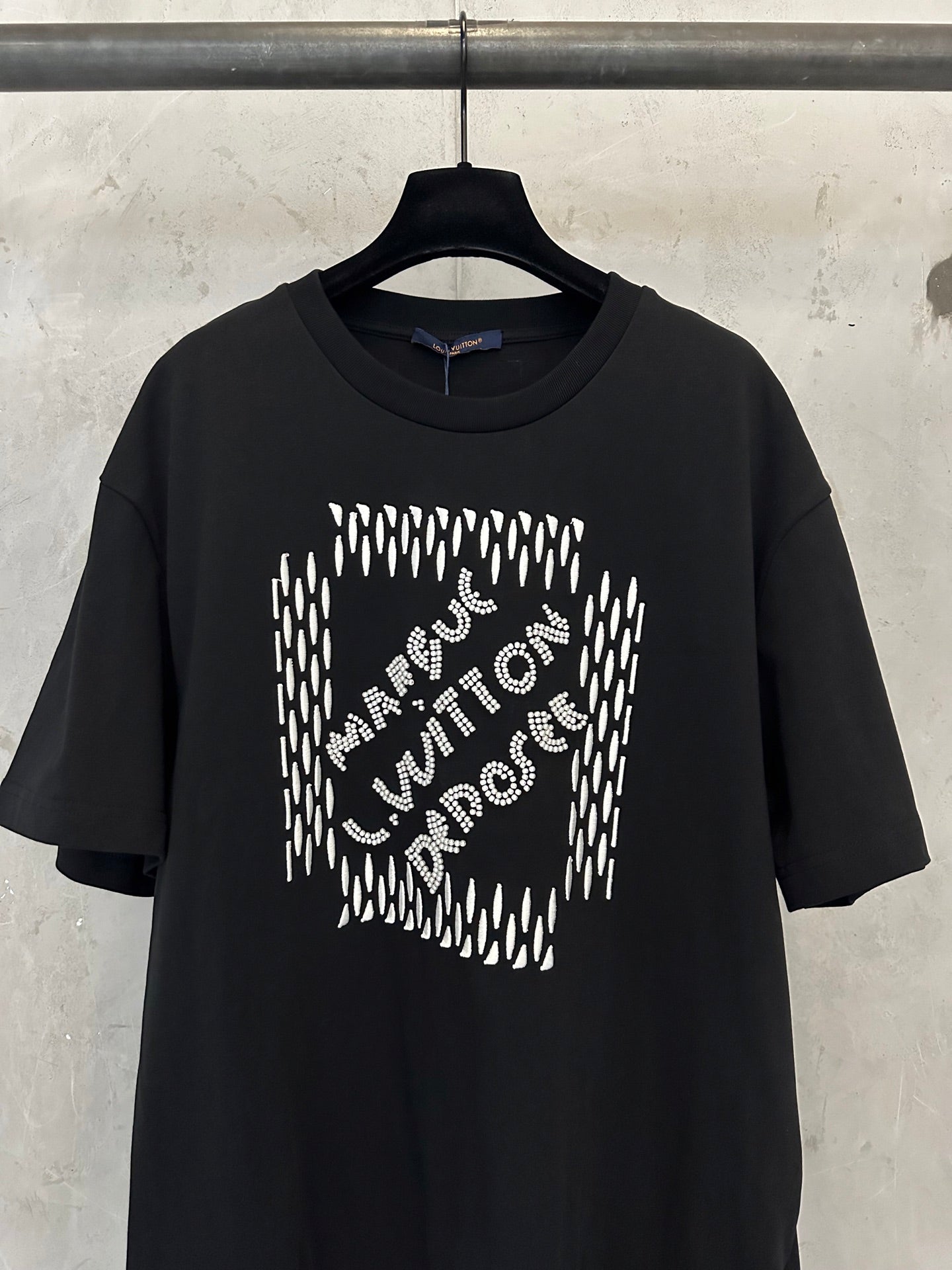 Louis Vuitton Embroidered Beaded Cotton T-Shirt – 25SS