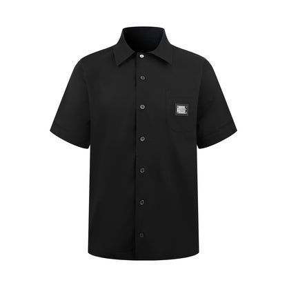 Dolce & Gabbana Plaque Short-Sleeve Shirt – Spring/Summer Collection