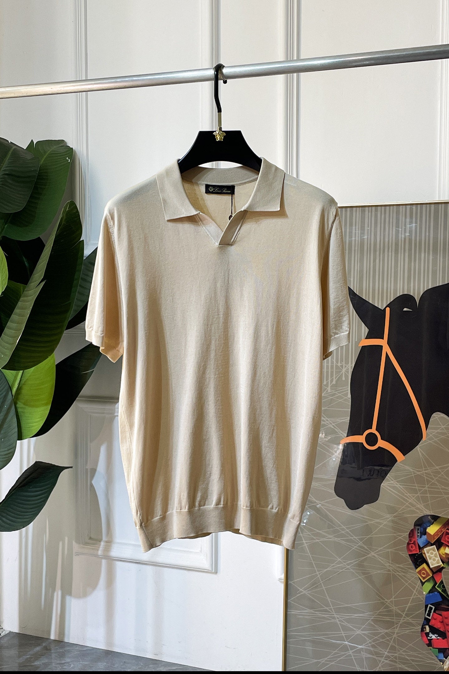 Loro Piana Silk-Cotton Knit T-Shirt – Spring/Summer Collection – 2026SS