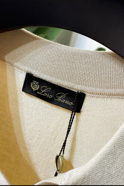Loro Piana Silk-Cotton Knit T-Shirt – Spring/Summer Collection – 2026SS