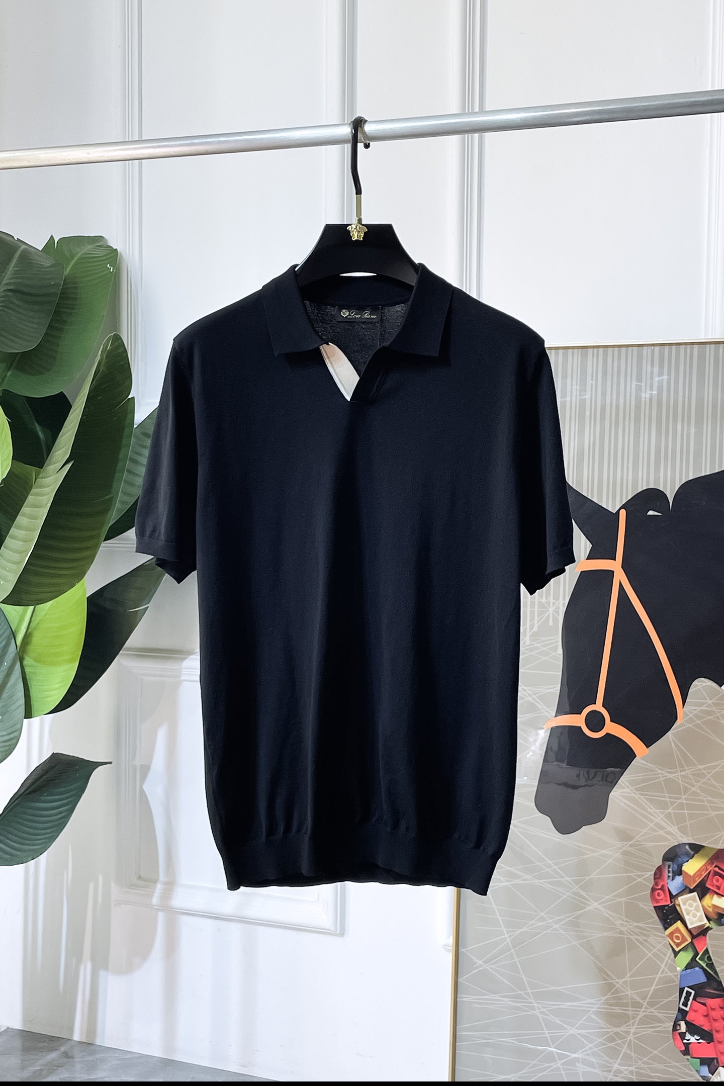 Loro Piana Silk-Cotton Knit T-Shirt – Spring/Summer Collection – 2026SS