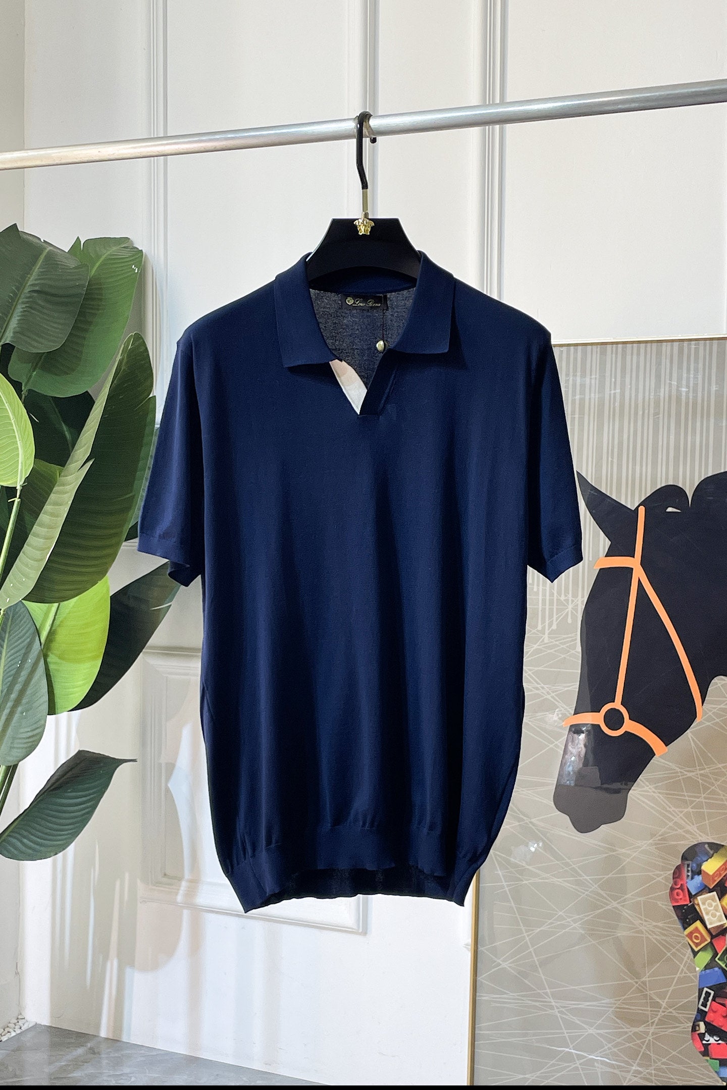 Loro Piana Silk-Cotton Knit T-Shirt – Spring/Summer Collection – 2026SS