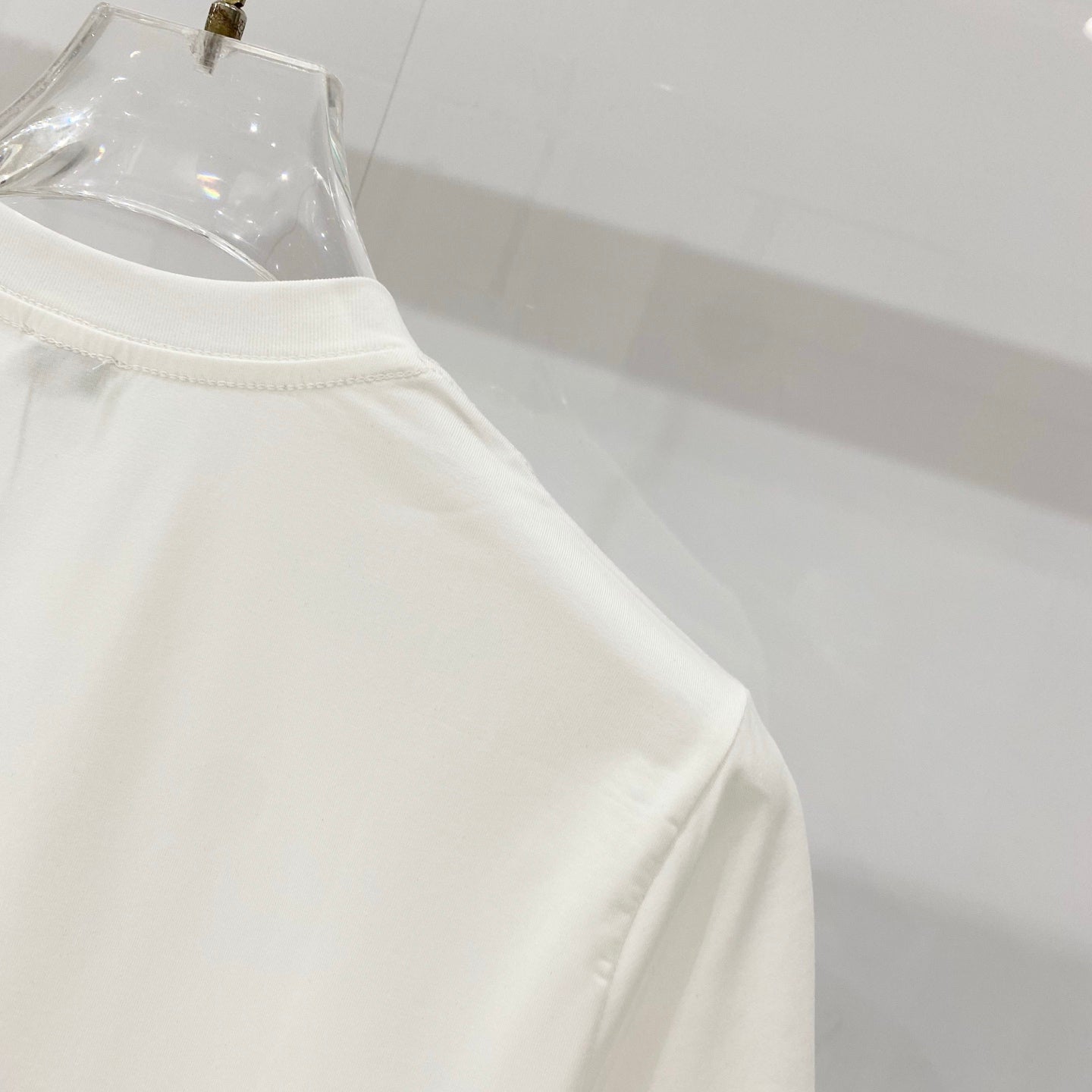 Loewe Rabbit Embroidery Mercerized Cotton T-Shirt