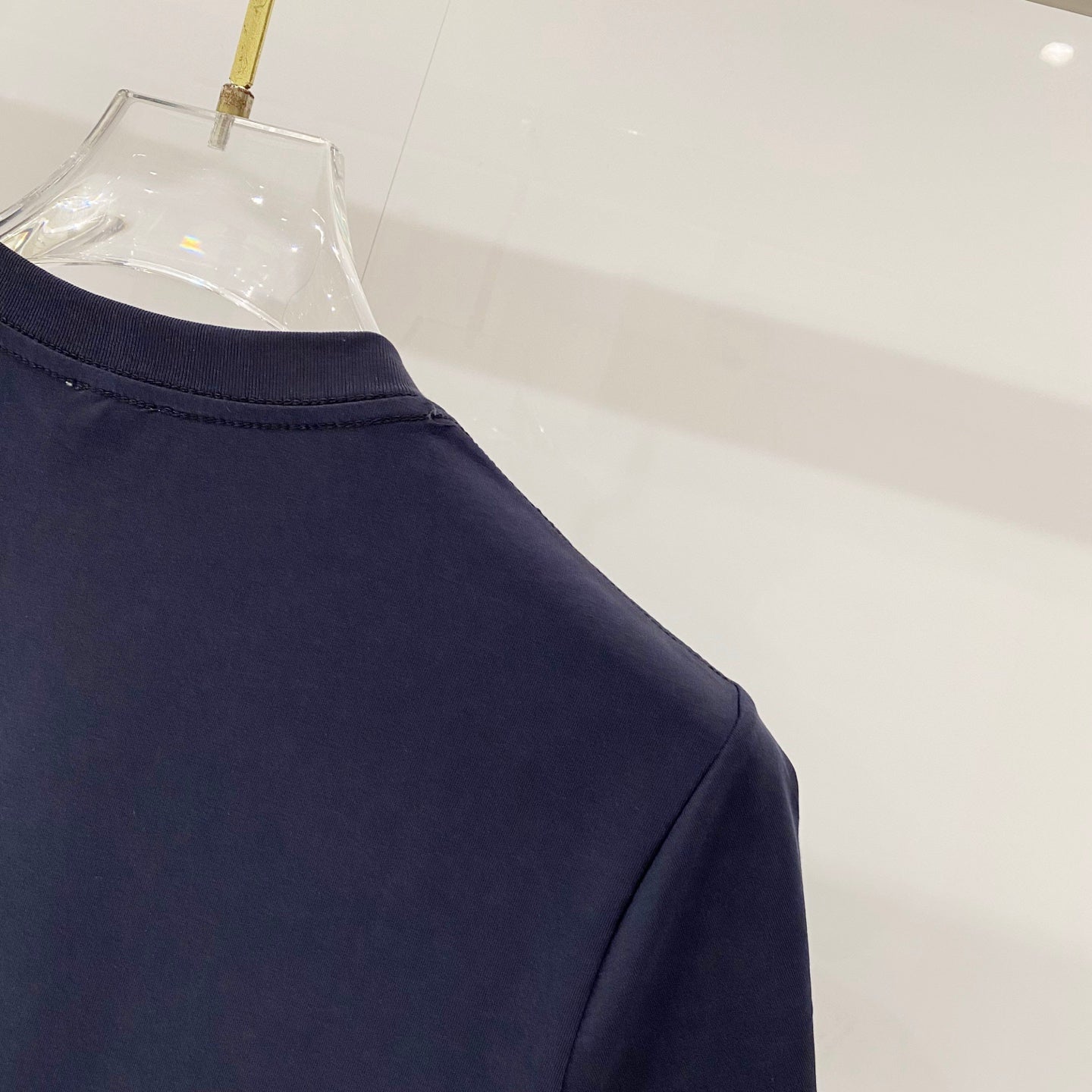 Loewe Rabbit Embroidery Mercerized Cotton T-Shirt