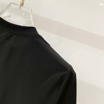 Loewe Mercerized Cotton Embroidered Logo T-Shirt