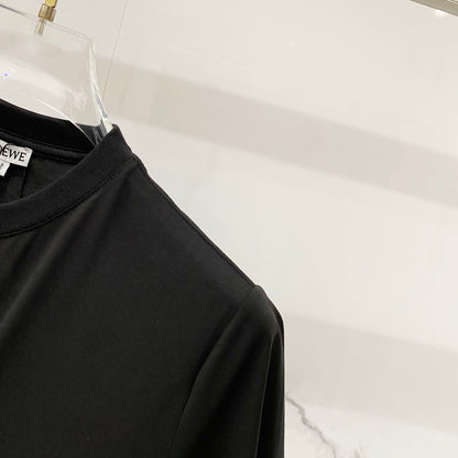 Loewe Mercerized Cotton Embroidered Logo T-Shirt