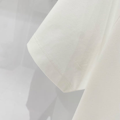Loewe Mercerized Cotton Embroidered Logo T-Shirt