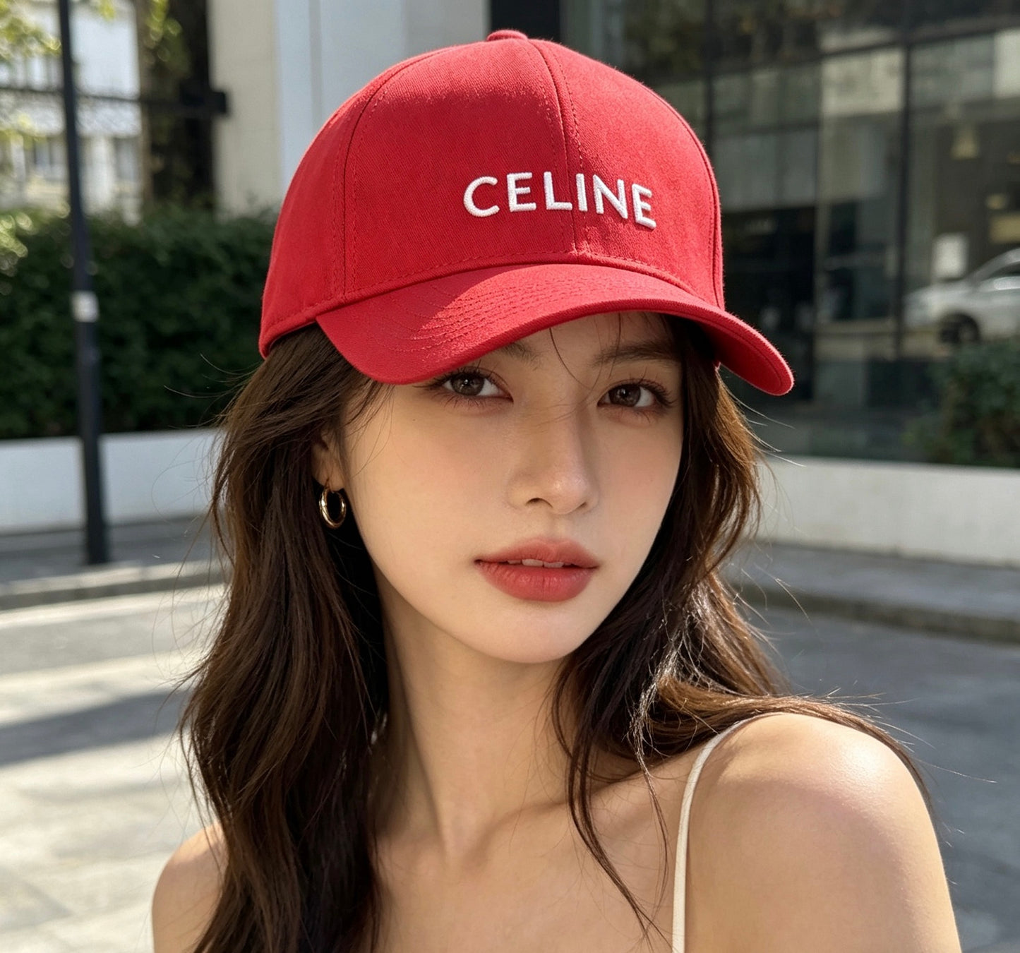 Celine Minimalist Logo Baseball Cap