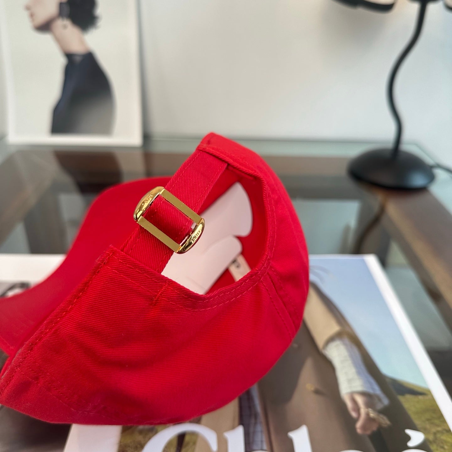 Celine Minimalist Logo Baseball Cap