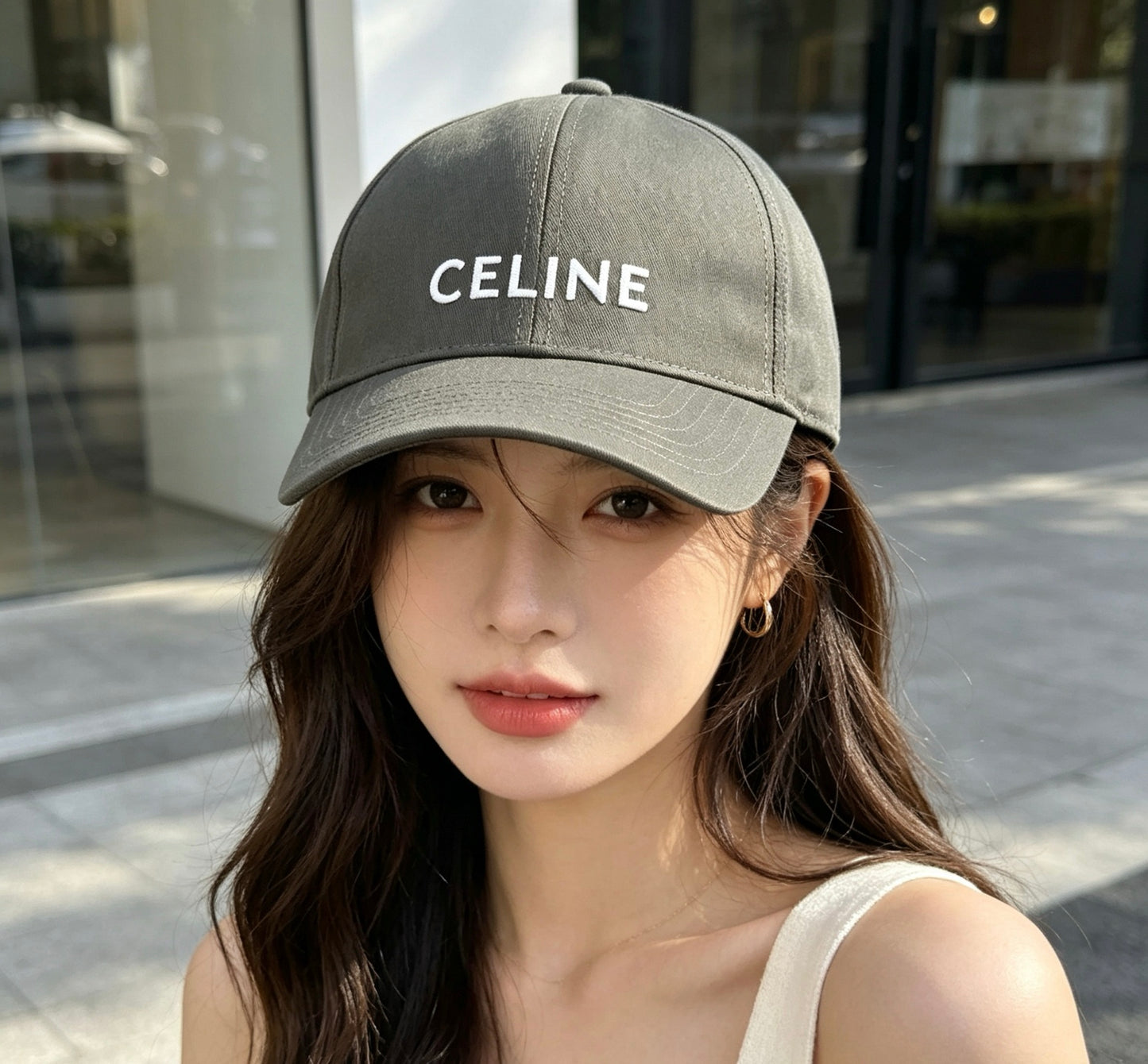 Celine Minimalist Logo Baseball Cap