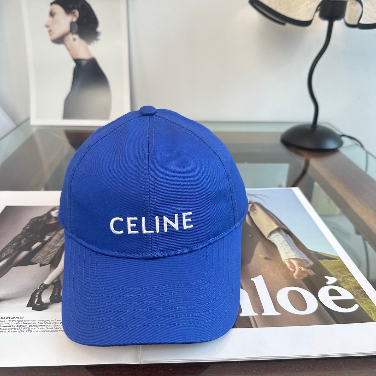 Celine Minimalist Logo Baseball Cap