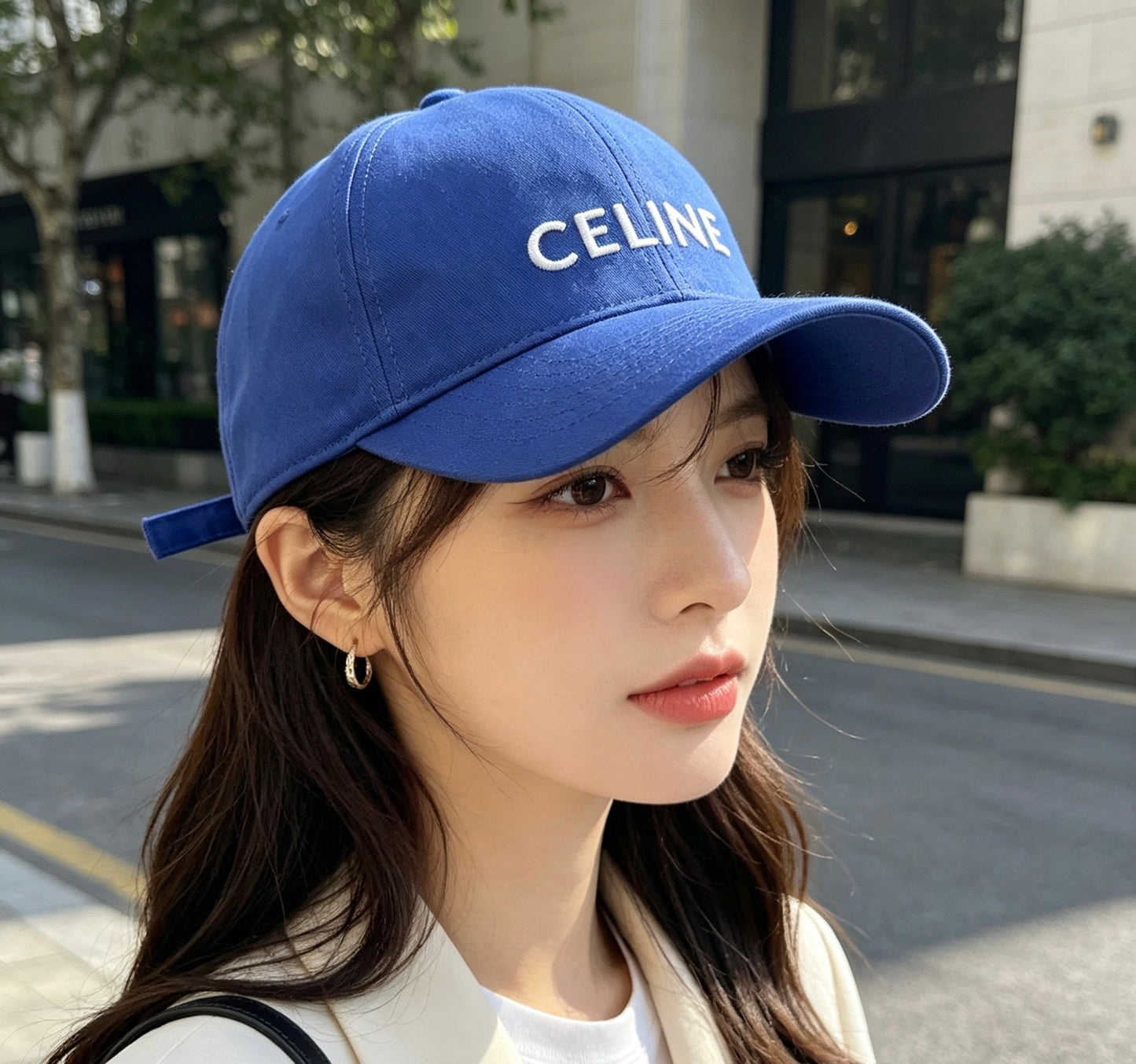Celine Minimalist Logo Baseball Cap