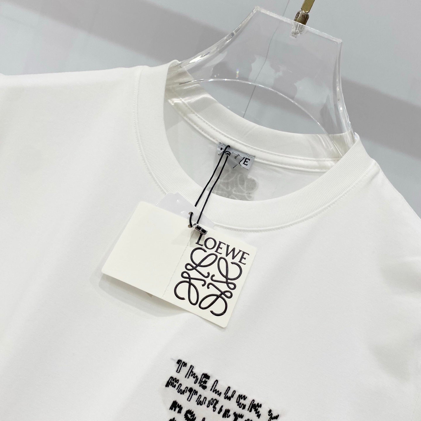 Loewe Cartoon Dog Embroidered T-Shirt