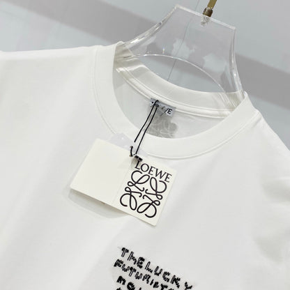 Loewe Cartoon Dog Embroidered T-Shirt