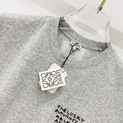 Loewe Cartoon Dog Embroidered T-Shirt
