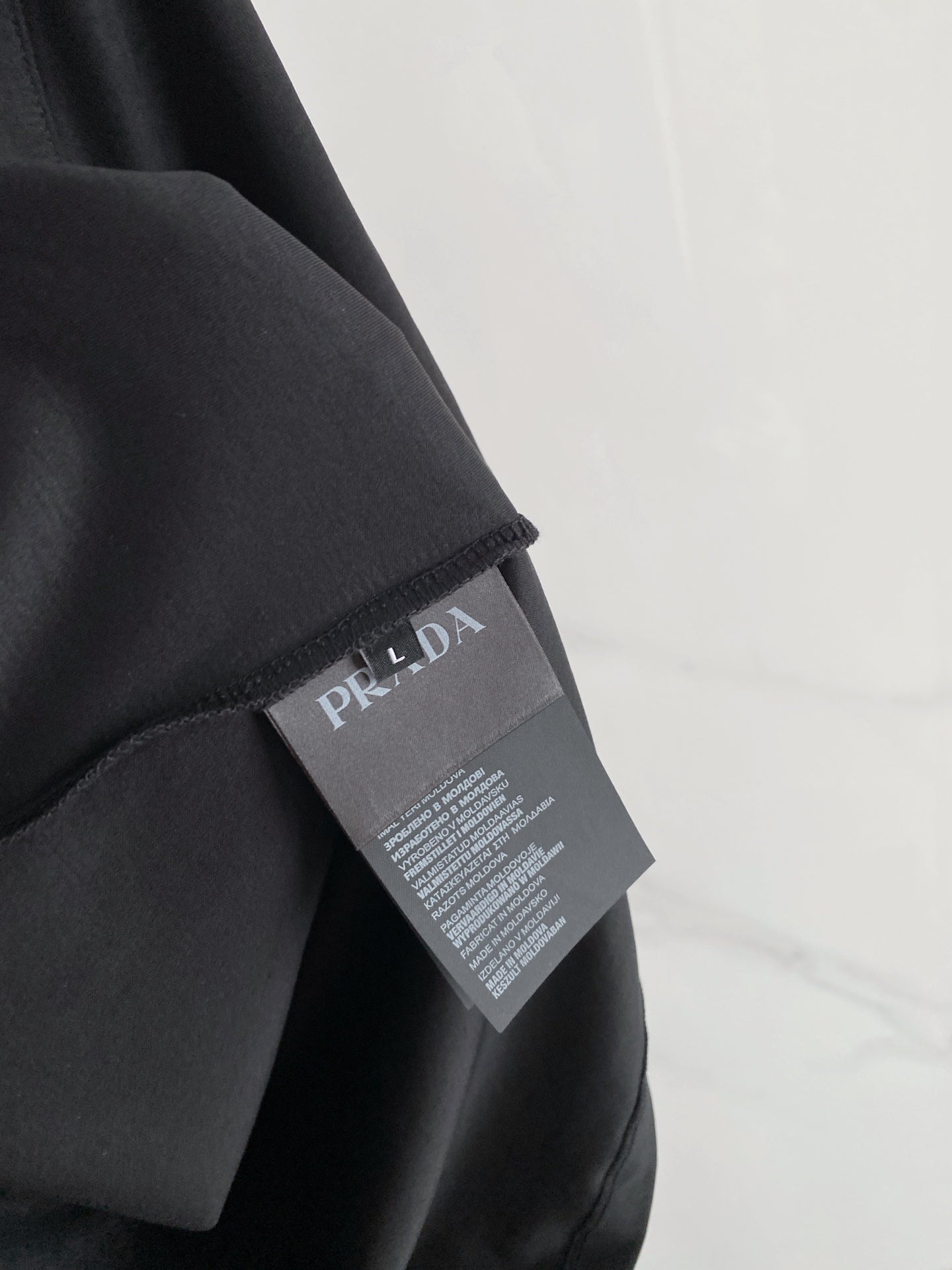 Prada Logo Mercerized Cotton T-Shirt – 2026SS
