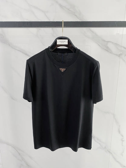 Prada Logo Mercerized Cotton T-Shirt – 2026SS