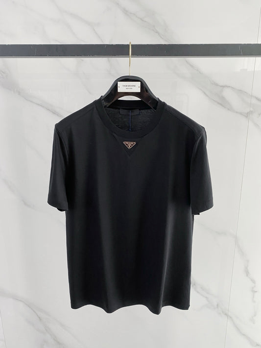 Prada Logo Mercerized Cotton T-Shirt – 2026SS