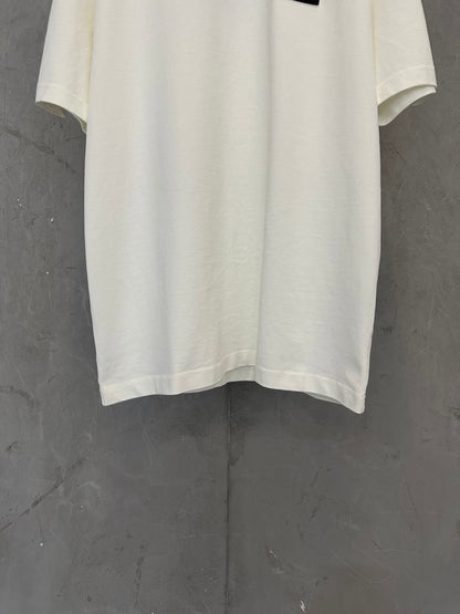 Louis Vuitton Leather Patch Crewneck T-Shirt – 26SS