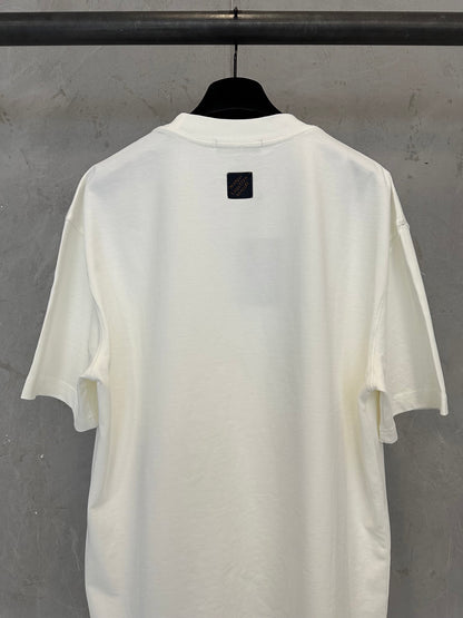 Louis Vuitton Leather Patch Crewneck T-Shirt – 26SS