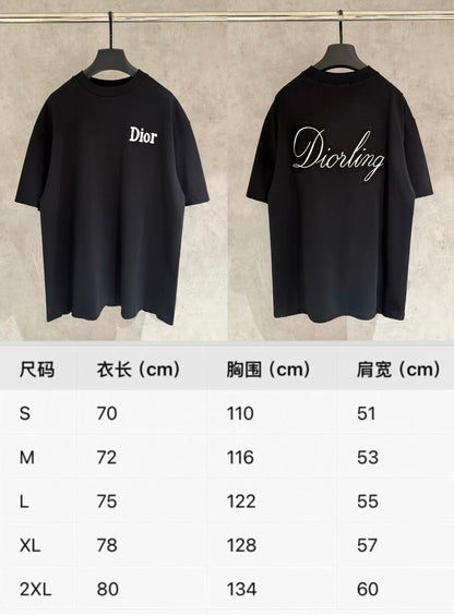 Dior Patchwork Embroidered T-Shirt – 2025 Collection