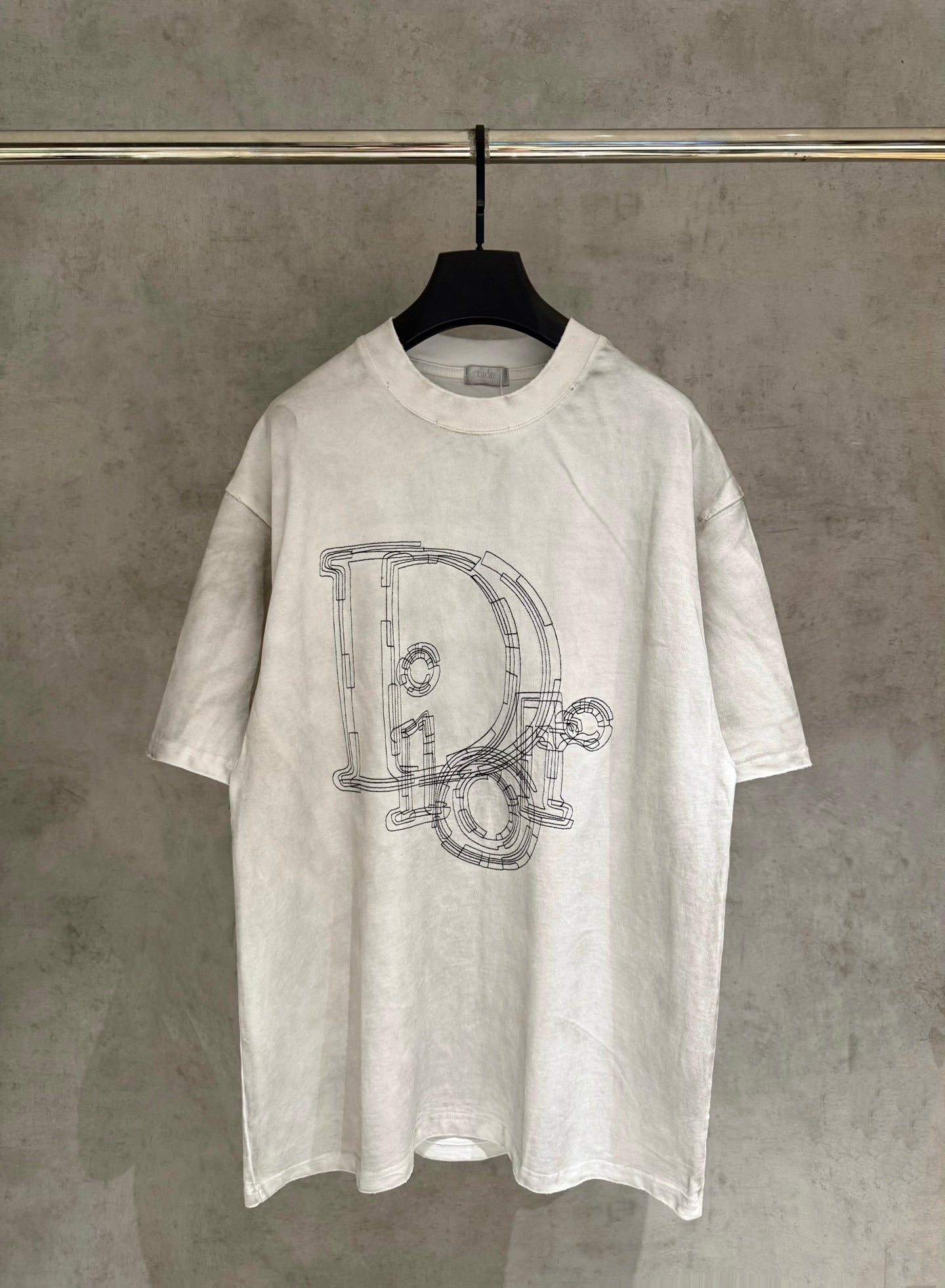 Dior Patchwork Embroidered T-Shirt – 2025 Collection