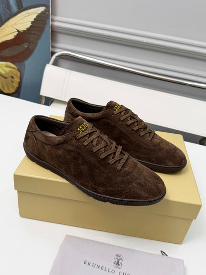Brunello Cucinelli Cashmere Skate Sneakers