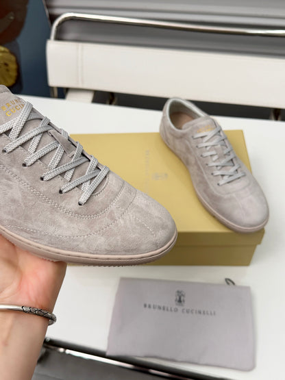 Brunello Cucinelli Cashmere Skate Sneakers