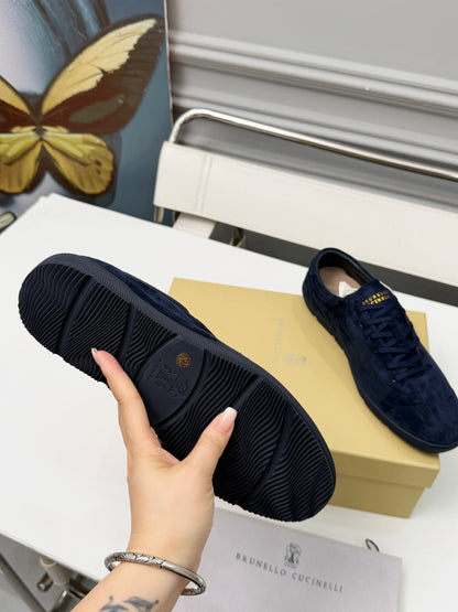 Brunello Cucinelli Cashmere Skate Sneakers