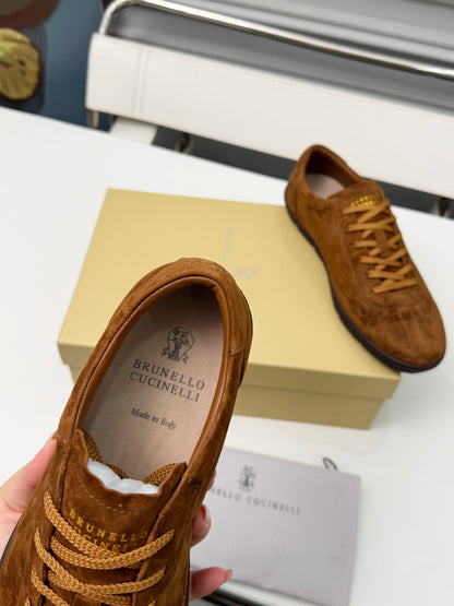 Brunello Cucinelli Cashmere Skate Sneakers