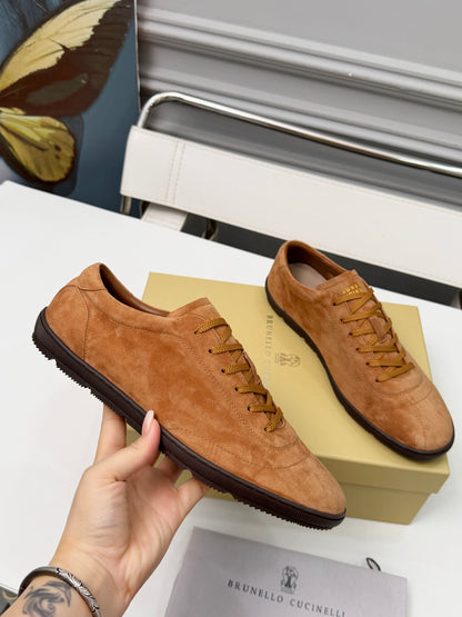 Brunello Cucinelli Cashmere Skate Sneakers