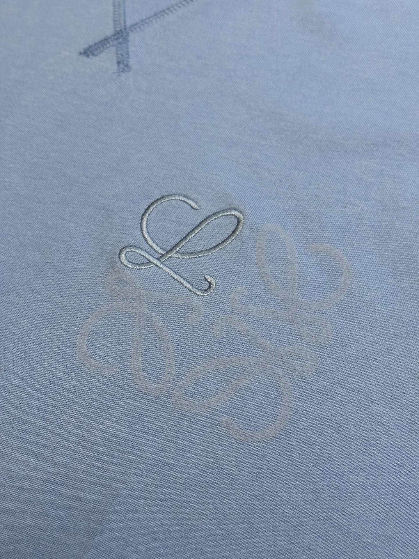 Loewe Anagram Embroidered Cotton T-Shirt