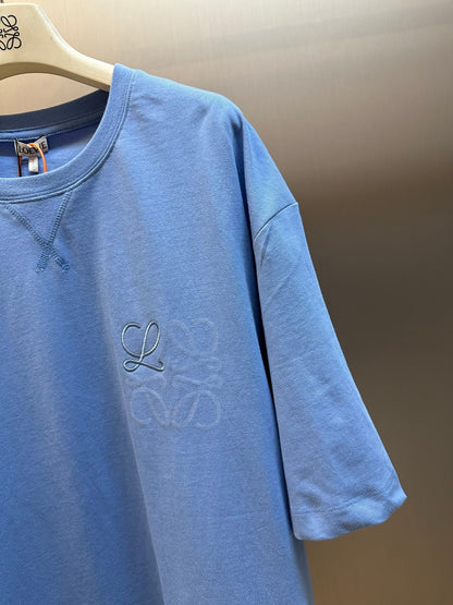 Loewe Anagram Embroidered Cotton T-Shirt