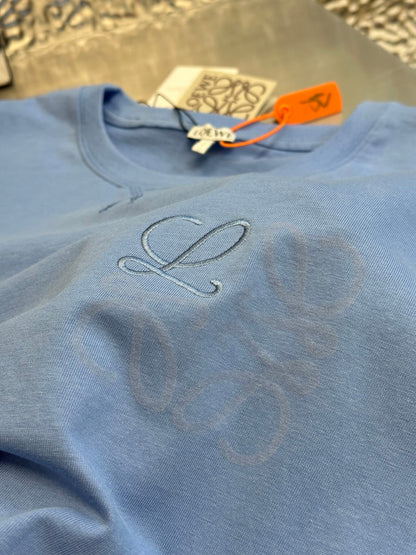 Loewe Anagram Embroidered Cotton T-Shirt