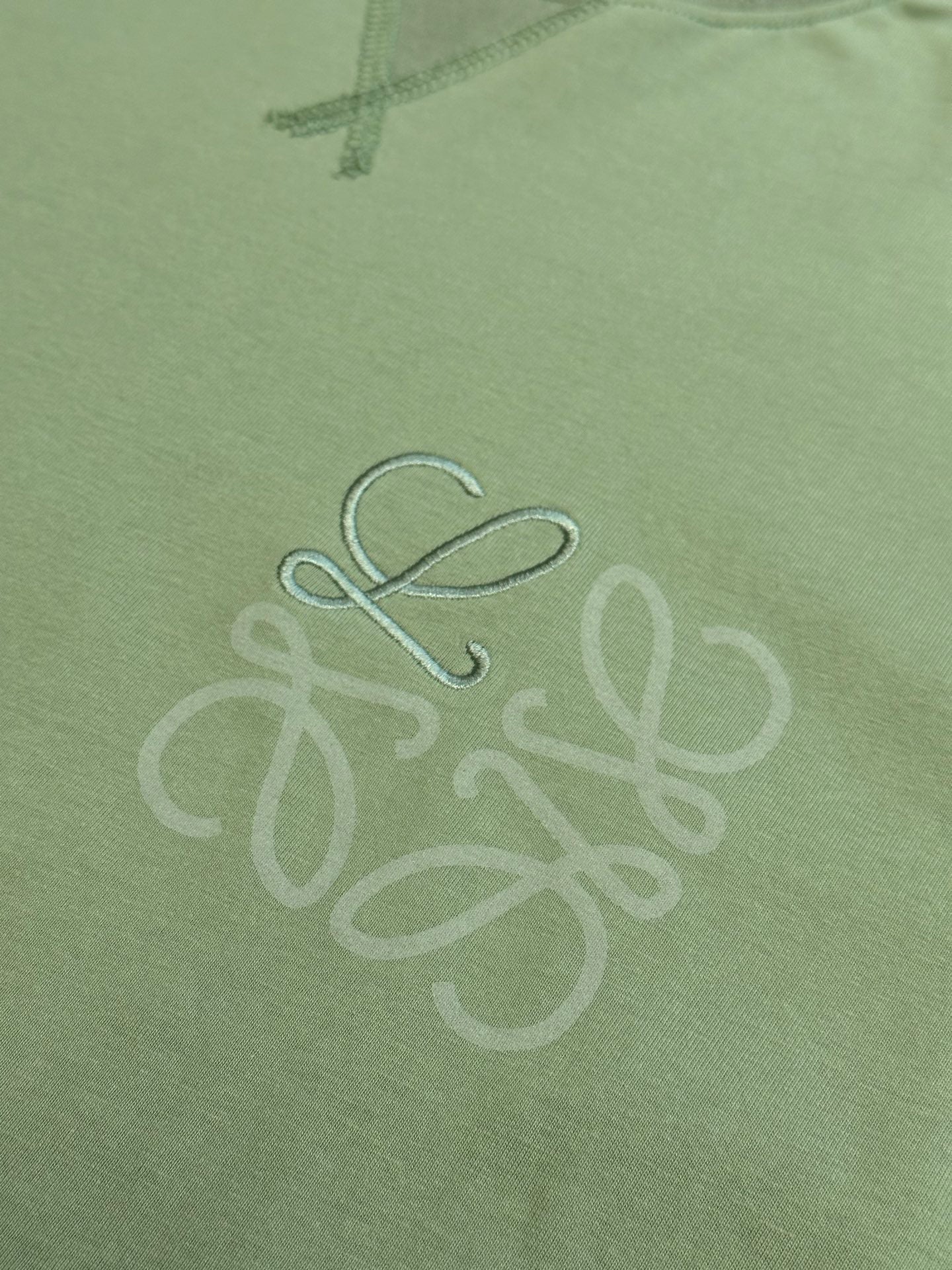 Loewe Anagram Embroidered Cotton T-Shirt