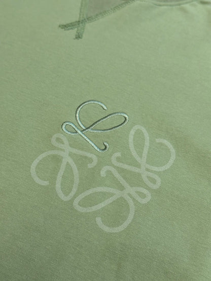 Loewe Anagram Embroidered Cotton T-Shirt