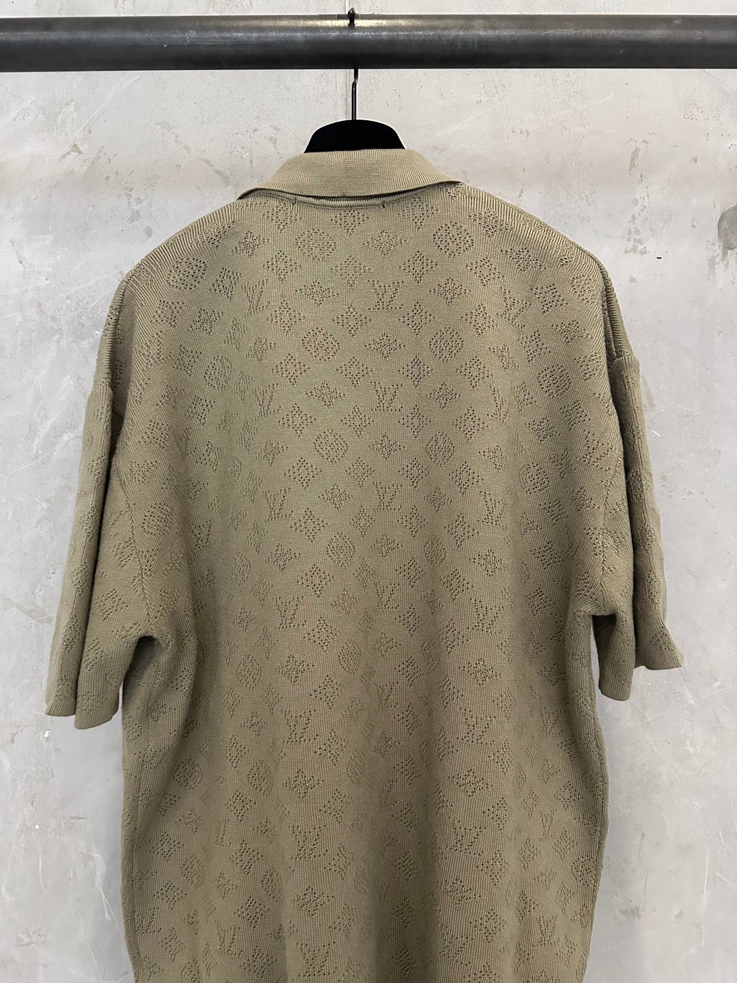 Louis Vuitton LV Hollow Jacquard Logo Knit Sweater – SS26