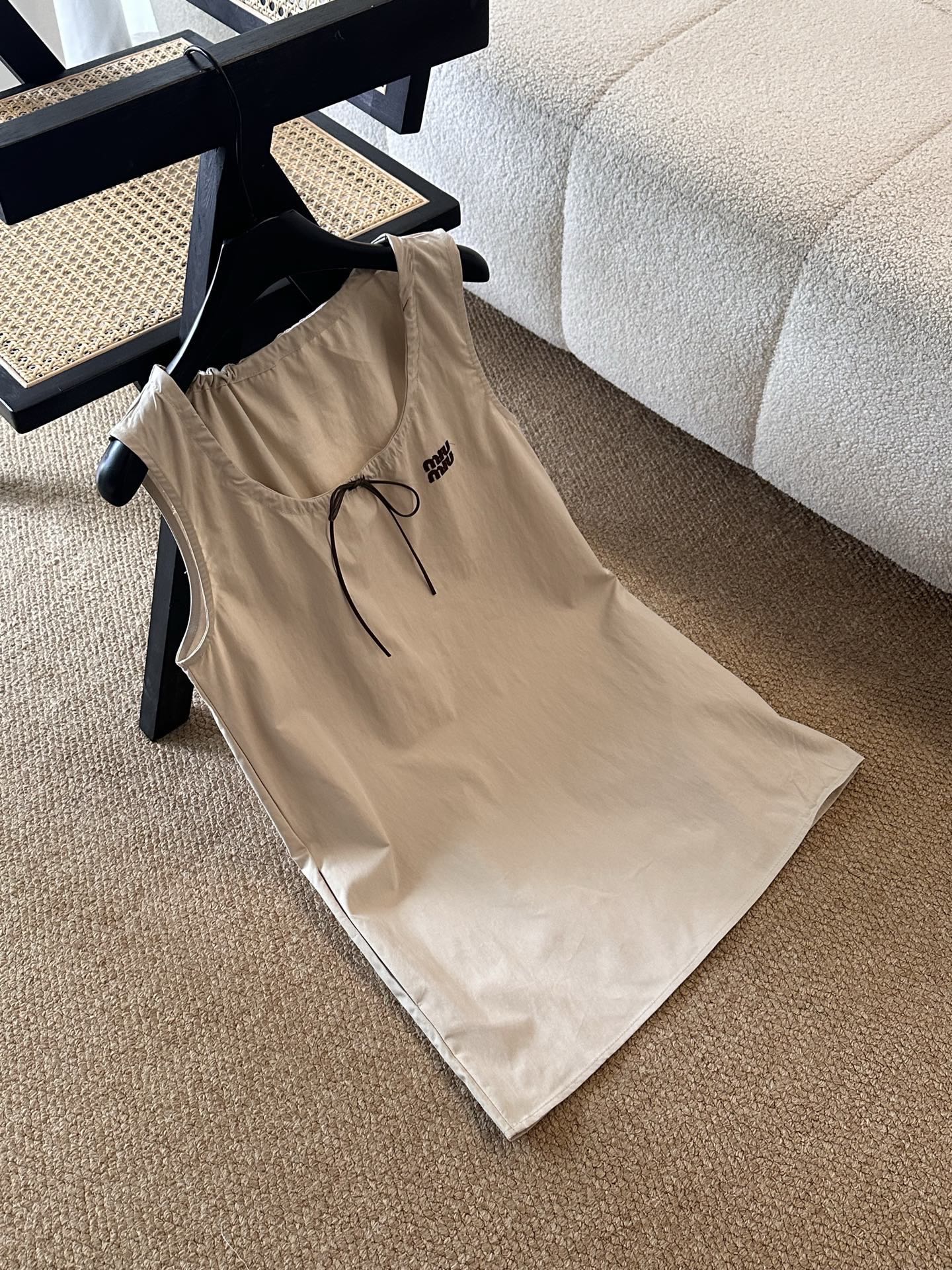 Miu Miu Sleeveless A-Line Dress