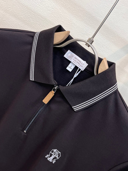 Brunello Cucinelli Embroidered Logo Polo Shirt – Spring/Summer Collection – 2026SS