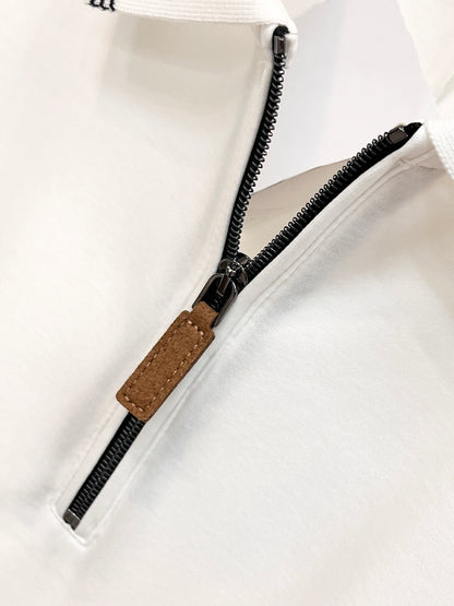Brunello Cucinelli Embroidered Logo Polo Shirt – Spring/Summer Collection – 2026SS