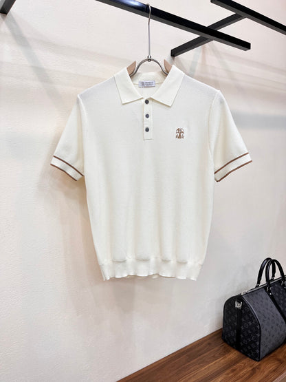 Zegna Minimalist Knit Polo Shirt – Spring/Summer Collection – 2026SS