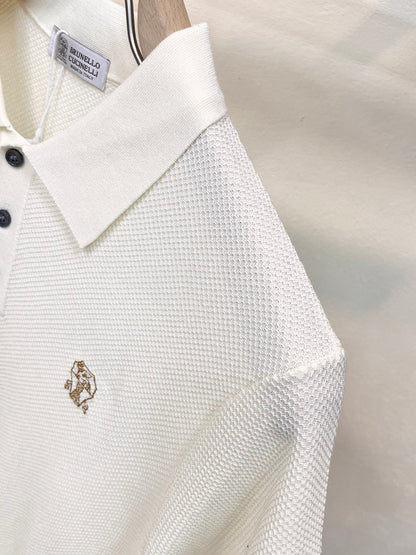 Zegna Minimalist Knit Polo Shirt – Spring/Summer Collection – 2026SS