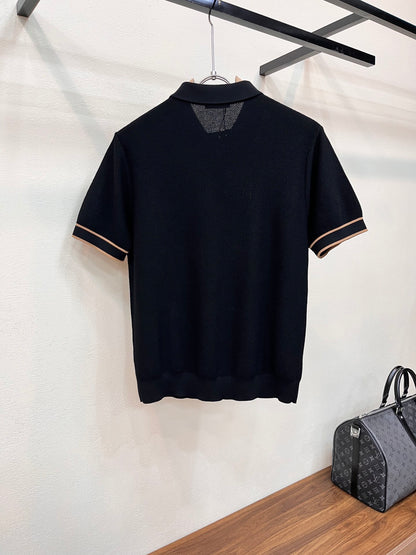 Zegna Minimalist Knit Polo Shirt – Spring/Summer Collection – 2026SS