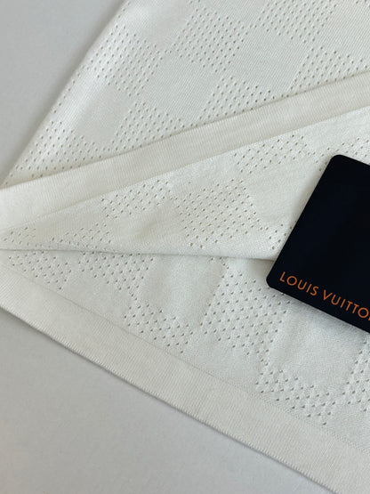 Louis Vuitton Damier Openwork Jacquard T-Shirt – SS26