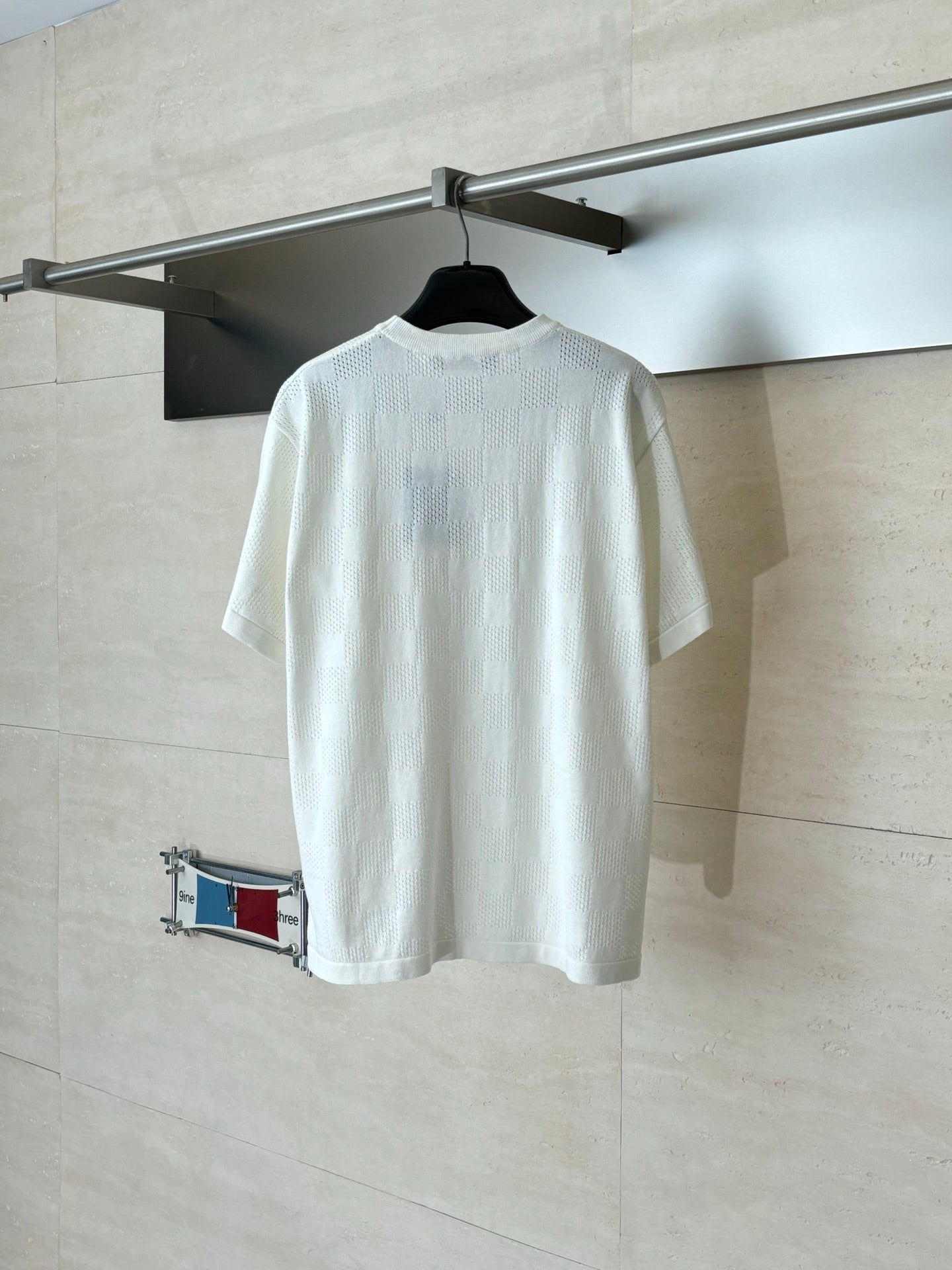 Louis Vuitton Damier Openwork Jacquard T-Shirt – SS26