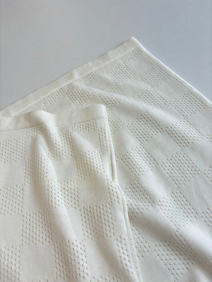 Louis Vuitton Damier Openwork Jacquard T-Shirt – SS26