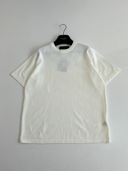 Louis Vuitton Damier Openwork Jacquard T-Shirt – SS26