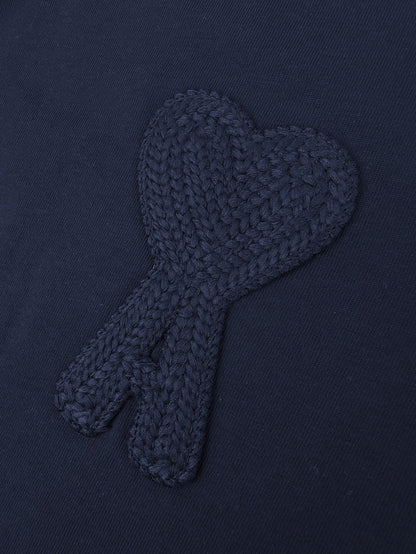 Ami Paris Crochet Heart Short Sleeve T-Shirt