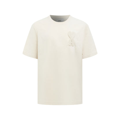 Ami Paris Crochet Heart Short-Sleeve T-Shirt