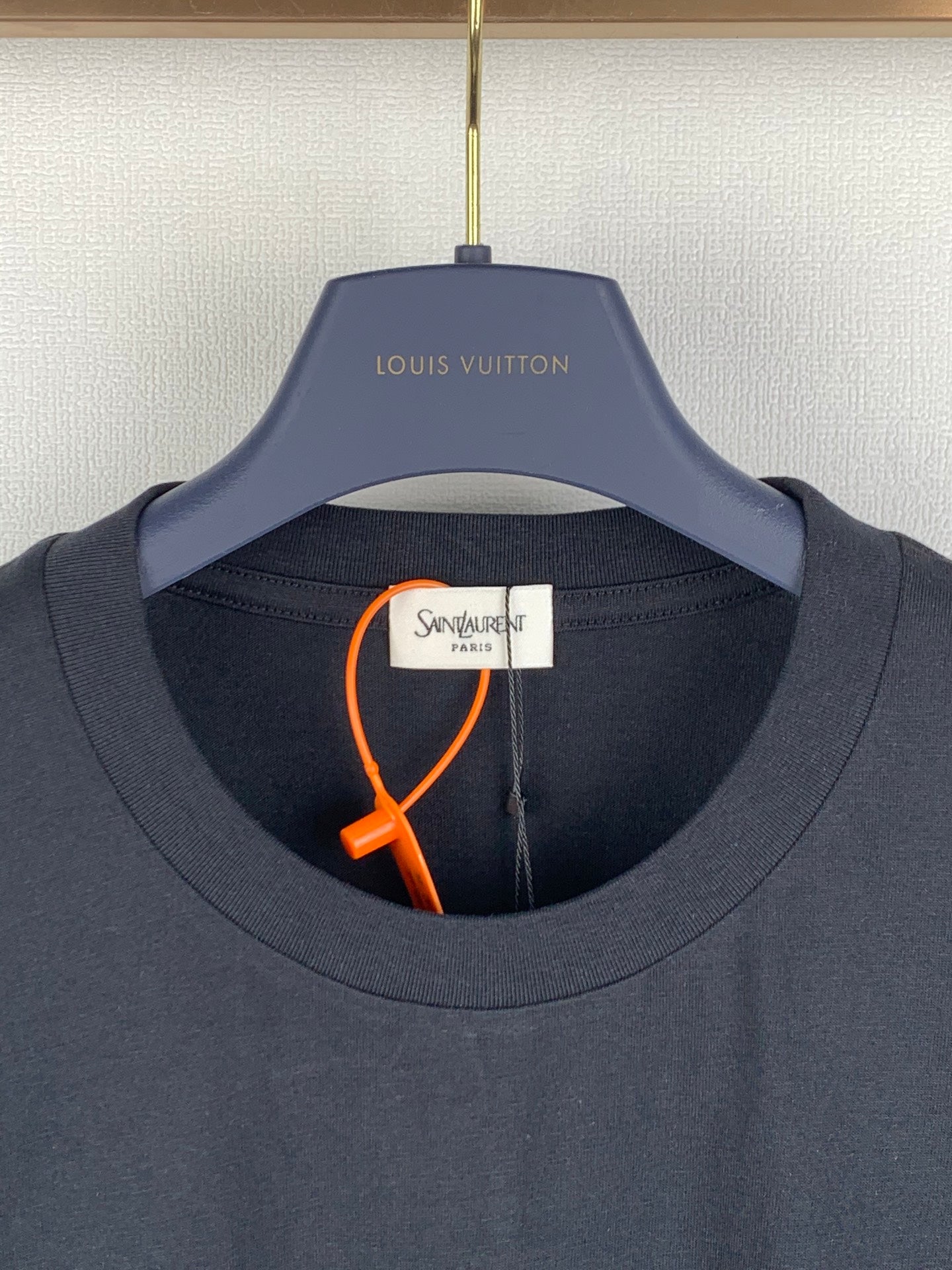 Saint Laurent Simple Logo Patch T-Shirt